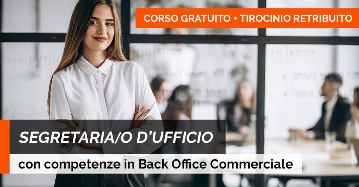 SEGRETARIA BACKOFFICE COMMERCIALE